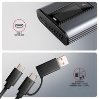 nvme enclosure usb 3 - AXAGON EEM2-SD2 SSD korpusas Pilka (Grey) - 4 nuotrauka
