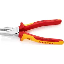 knipex pliers - Kombinuotos didelės svertinės jėgos replės KNIPEX 0206, 200mm - 2 nuotrauka