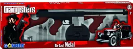 gonher - GONHER gangsterių pistoletas su aštuoniomis kasetėmis Juodas (Black) - 2 nuotrauka