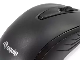 ps 2 pelyte - Equip 245107 Kompaktinė pelė Juoda (Black) - 3 nuotrauka