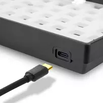 gaming klaviatura - Sharkoon SKILLER SGK50 S3 Barebone, Juoda (Black) Žaidimų Klaviatūra - 3 nuotrauka