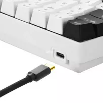 white gaming keyboard - Sharkoon SKILLER SGK50 S4 Balta (White) Klaviatūra Žaidimams - 3 nuotrauka