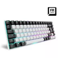 mechanine klaviatura geltoni - Sharkoon SKILLER SGK50 S3 Gateron Geltona, Balta (White) - 8 nuotrauka