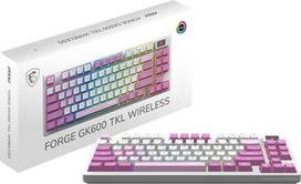 gaming klaviatura - MSI FORGE GK600 TKL Violet - 3 nuotrauka