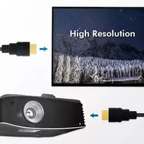 hdmi laidas 2m - LogiLink CH0078 HDMI kabelis 2 m Juodas (Black) - 2 nuotrauka