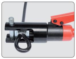 antgaliu uzspaudimo presavimo reples - Yato YT-22861 Hidraulinės antgalių užspaudimo replės 16-240 mm² - 4 nuotrauka