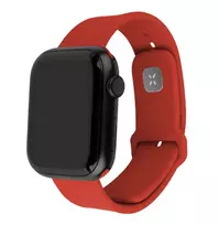 apple watch dirzelis - Fixed | Sporty Strap Set for Apple Watch 42/44/45 mm | 170-235 mm | Red | Silicone | FIXSST2-434-RD - 2 nuotrauka