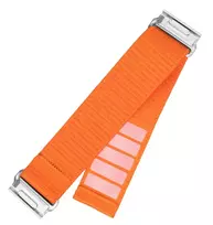 nylon 26mm - Fixed | Sporty Strap for Garmin QuickFit 26mm | 160-210 mm | Orange | Nylon | FIXNST2-QF26MM-OR - 2 nuotrauka