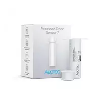 duru jutiklis - Aeotec Recessed Door Sensor 7, Z-Wave Plus V2, Baltas (White) - 3 nuotrauka