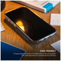 iphone 17 ekrano apsauga - Ekrano apsauga Fixed Full Cover 2,5D TEMPERED Apple iPhone 17 Pro, 2vnt, juoda - 3 nuotrauka