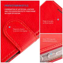 telefono deklai atverciami samsung - Fixed Opus | Book Case | Samsung | Galaxy A36 5G/A56 5G | Leather | Red | FIXOP3-1502-RD - 4 nuotrauka