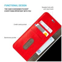 telefono deklai atverciami samsung - Fixed Opus | Book Case | Samsung | Galaxy A36 5G/A56 5G | Leather | Red | FIXOP3-1502-RD - 5 nuotrauka