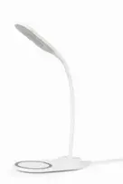 charger pakrovejas - Gembird | Desk lamp with wireless charger | TA-WPC10-LED-01-W - 2 nuotrauka