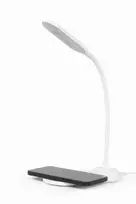 charger pakrovejas - Gembird | Desk lamp with wireless charger | TA-WPC10-LED-01-W - 5 nuotrauka