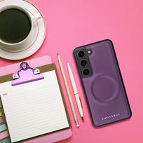 15 pro silicone case - Fusion Accessories Roar Mag Morning Apple iPhone 15 Pro Violet - 4 nuotrauka