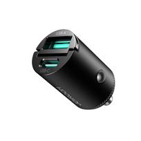 usb c 65w ikroviklis - Joyroom JR-CCN18 65W USB-A/USB-C automobilinis įkroviklis Juodas (Black) - 2 nuotrauka