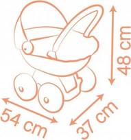 leliu namas -  Smoby Baby Nurse Trolley 7600220377 - 3 nuotrauka