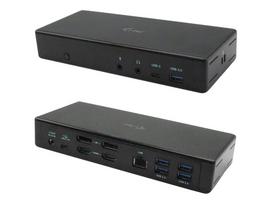 usb c usb c dp - I-TEC USB-C Quattro Ekrano prijungimo stotis 2xDP 2xHDMI 85W (Juoda) - 8 nuotrauka