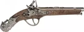 zaislini ginklai - Gonher Pulio Metalinis Piratų Pistoletas Ruda (Brown) - 4 nuotrauka