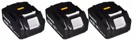 makita batteries 18v - Makita DGA513RT3J, 18V, 125mm, 3x5,0Ah - 6 nuotrauka