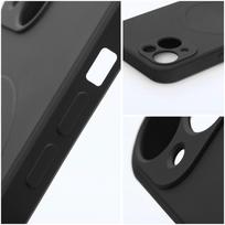 samsung galaxy s25 black - Samsung Silicone MagSafe Case for Galaxy S25 FE Juodas (Black) - 5 nuotrauka