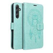 deklai telefono samsung a54 - Samsung A54 5G MEZZO Knygų dėklas Dreamcatcher Žalias (Green) - 8 nuotrauka