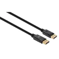 4k 144hz - MANHATTAN DisplayPort 1.4 kabelis 8K@60Hz, 1m, Juodas (Black) - 5 nuotrauka
