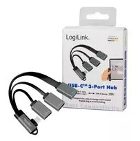 usb c kampinis - „LogiLink“ 3 prievadų USB-C kampinis - 2 nuotrauka