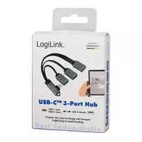 usb c kampinis - „LogiLink“ 3 prievadų USB-C kampinis - 3 nuotrauka