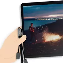 usb c kampinis - „LogiLink“ 3 prievadų USB-C kampinis - 5 nuotrauka