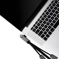 usb c kampinis - „LogiLink“ 3 prievadų USB-C kampinis - 6 nuotrauka
