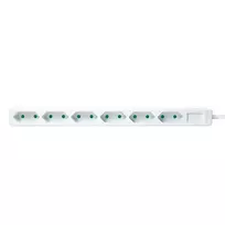 1 lizdo ilgintuvas 1 m - LogiLink LPS231 Buitinis ilgintuvas 1,5 m 6 lizdų Baltas (White) - 3 nuotrauka