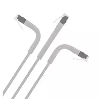 cat6a kabelis copper - Intellinet 745154 Tinklo kabelis Flexi Cat6a F/FTP 2m Pilkas (Grey) - 5 nuotrauka