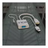 hdmi to vga hdmi adapter - Inca IVTH-01 HDMI į VGA adapteris Baltas (White) - 2 nuotrauka