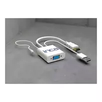 hdmi to vga hdmi adapter - Inca IVTH-01 HDMI į VGA adapteris Baltas (White) - 3 nuotrauka