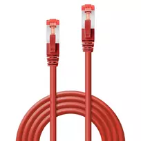 tinklo kabelis 50m - Lindy Cat.6 S/FTP 27AWG Network Cable 1.5m Red - 2 nuotrauka