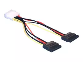 sata cable - Delock Cable SATA HDD / SATA x2 0.16m - 2 nuotrauka