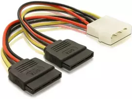 sata cable - Delock Cable SATA HDD / SATA x2 0.16m - 3 nuotrauka