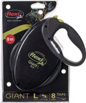 giantas - FLEXI NEON GIANT L 8 m Juodas (Black), Geltonas (Yellow) automatinis pavadėlis - 2 nuotrauka