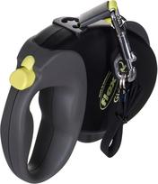 giantas - FLEXI NEON GIANT L 8 m Juodas (Black), Geltonas (Yellow) automatinis pavadėlis - 4 nuotrauka