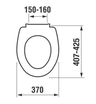 klozeto dangtis jika lyra - Jika Scandia H8903830000631 Slow Close, balta (White) - 2 nuotrauka