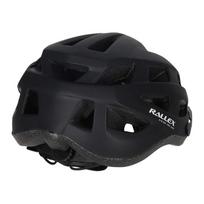 dviratininko salmas - Rallex Dviračio Šalmas M 54-58 cm, Juodas/Baltas (Black/White) - 2 nuotrauka