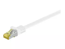 cat7 kabelis - Goobay RJ-45 CAT7 0.5m - 0.5 m - Cat7 - S/FTP (S-STP) - RJ-45 - RJ-45 - Baltas - 2 nuotrauka