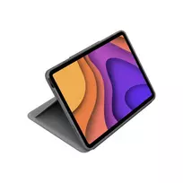 ipad air 4 deklas - Logitech Folio Touch Keyboard Case with Trackpad for iPad Air (4th/5th Gen) & iPad Air 11" M2 Gen. (2024) Oxford Grey (Pilka) - 3 nuotrauka