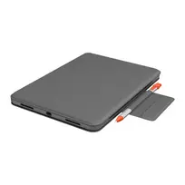 ipad air 4 deklas - Logitech Folio Touch Keyboard Case with Trackpad for iPad Air (4th/5th Gen) & iPad Air 11" M2 Gen. (2024) Oxford Grey (Pilka) - 4 nuotrauka