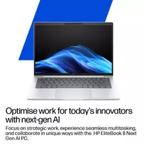amd ryzen ai 7 350 - HP EliteBook 8 G1a, AMD Ryzen AI 7 350, 64 GB, 1 TB, 16", Juodas (Black) - 3 nuotrauka