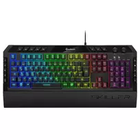 qwertz klaviatura - Sharkoon Skiller SGK5 Juoda (Black) Klaviatūra Žaidimams - 3 nuotrauka