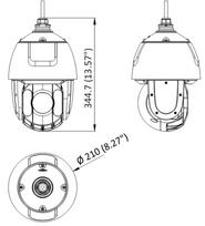 4 hikvision kameros - Hikvision DS-2DE5425IW-AE(T5) IP PTZ - 3 nuotrauka