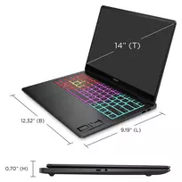 5060 nesiojamas - HP OMEN Transcend 14-fb1075ng, Intel Core Ultra 7, 32 GB, 1 TB, 14", NVIDIA GeForce RTX 5060, Juodas (Black) - 3 nuotrauka