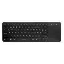 klaviatura touchpad - LogiLink Wireless Keyboard with Touchpad, Juodas (Black) - 2 nuotrauka